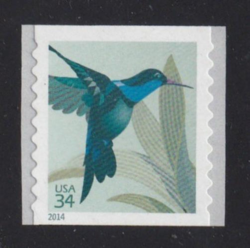 # 4858 (2014) Hummingbird, First Print - Coil sgl, MNH