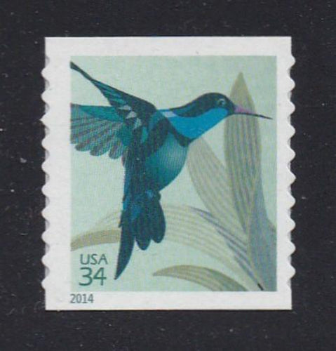 # 4858a (2014) Hummingbird, Second Print - Coil sgl, MNH