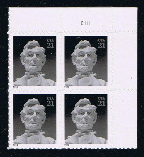# 4860 (2014) Lincoln - PB, UR #C111, MNH