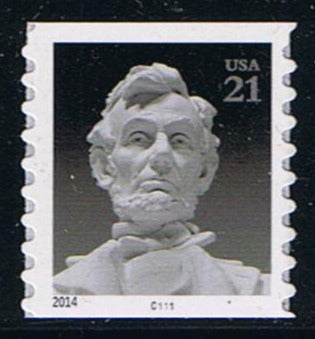 # 4861 (2014) Lincoln - PS/1, Top Bell Die Cut, MNH