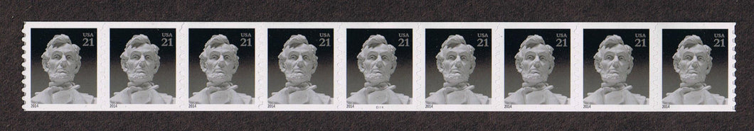 # 4861 (2014) Lincoln - PS/9, #C111, Top Bell Die Cut, MNH