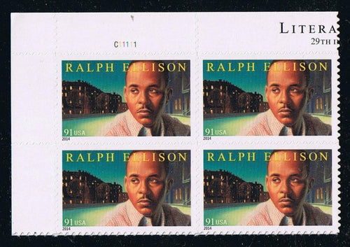 # 4866 (2014) Ralph Ellison - PB, UL #C11111, MNH