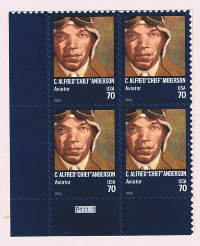 # 4879 (2014) Alfred 'Chief' Anderson - PB, LL #P11111, MNH
