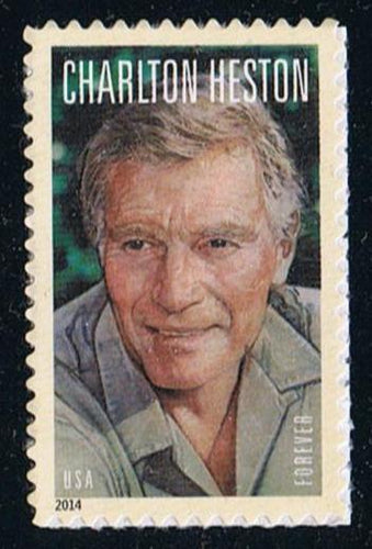# 4892 (2014) Charlton Heston - Sgl, MNH