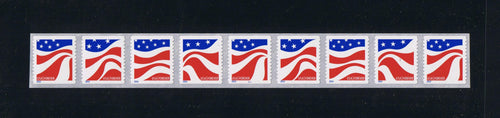 # 4894-97 (2014) Wavy Flag, bright white - PS/9, plt C11 with 5-digit Centered Back Number