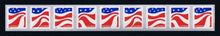 # 4894-97 (2014) Wavy Flag, dull white (muted) - PS/9, plt C12 with 5-digit 1L Back Number