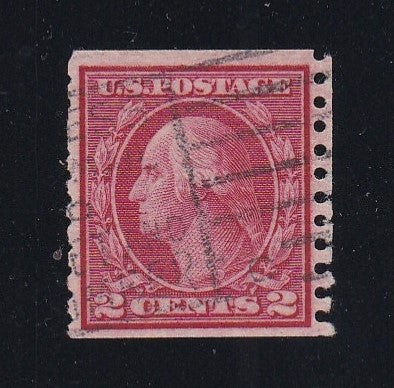 # 492 (1916) Washington, Type III - Coil sgl, Used [1]