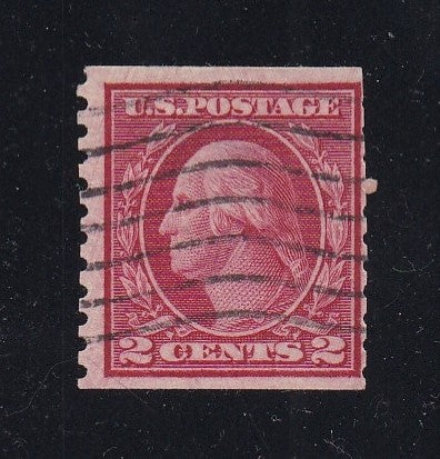 # 492 (1916) Washington, Type III - Coil sgl, Used [2]
