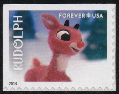 # 4946 (2014) Rudolph, Christmas - Bklt sgl, MNH
