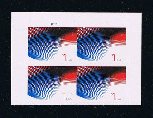 # 4953 (2015) Patriotic Waves - PB, T #P111, MNH