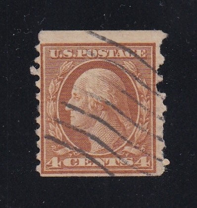 # 495 (1917) Washington - Coil sgl, Used, 2nd
