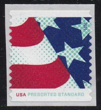 # 4961 (2015) Stars n Stripes - Coil sgl, MNH