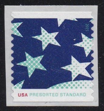 # 4962 (2015) Stars n Stripes - Coil sgl, MNH