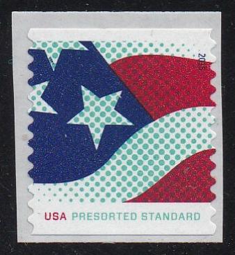 # 4963 (2015) Stars n Stripes - Coil sgl, MNH
