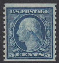 # 496 (1919) Washington - Coil sgl, MLH
