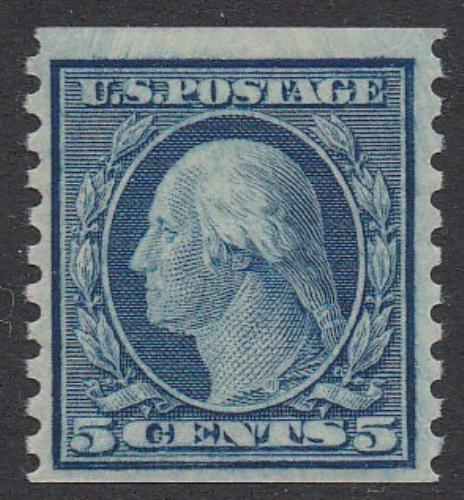 # 496 (1919) Washington - Coil sgl, MLH