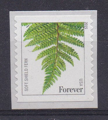 # 4973a (2015) Ferns, 2015 Date - Coil sgl, MNH