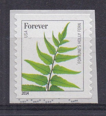 # 4977 (2015) Ferns, 2014 Date - Coil sgl, MNH