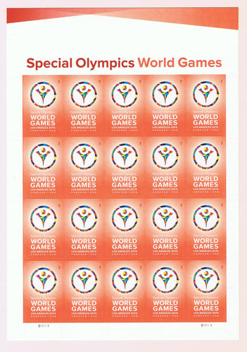 # 4986 (2015) Special Olympics World Games - Pane, MNH