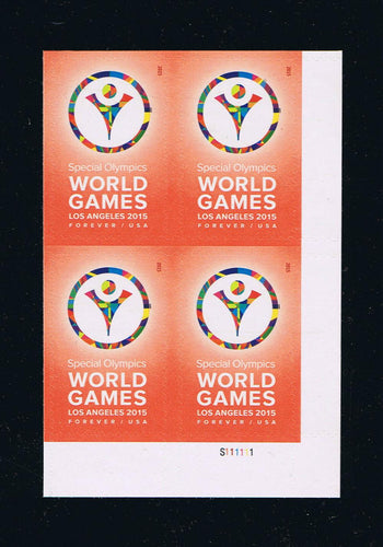 # 4986 (2015) Special Olympics World Games - PB, LR #S111111, MNH