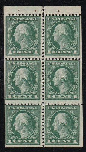 # 498e (1917) Washington - Bklt pane, MNH [11]