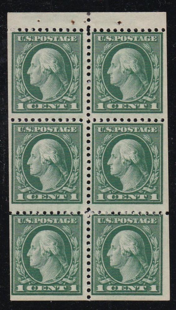 # 498e (1917) Washington - Bklt pane, MNH [11]