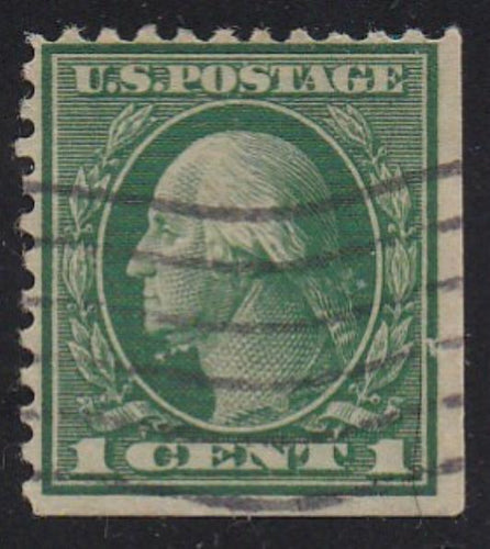 # 498e (1917) Washington - Bklt sgl, Used