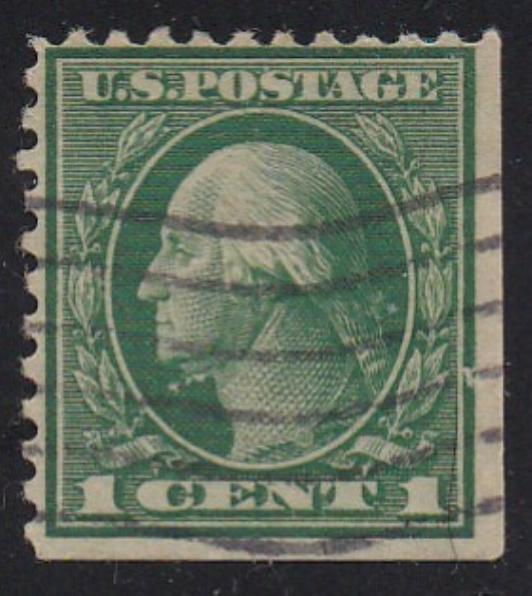 # 498e (1917) Washington - Bklt sgl, Used