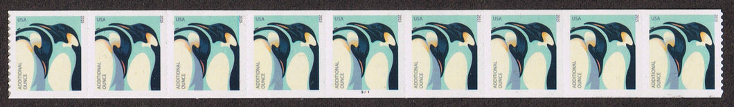 # 4990 (2015) Penguins - PS/9, DOUBLE RED 1, MNH (1)