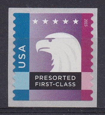 5015 (2015) Spectrum Eagle - Coil sgl, MNH