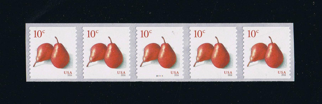 # 5039 (2016) Red Pears - PS-5 #B111111 with 5-digit 1R Back Number