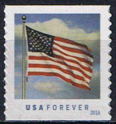 #5052 (2016) Flag with Clouds (SSP) - Coil sgl, MNH