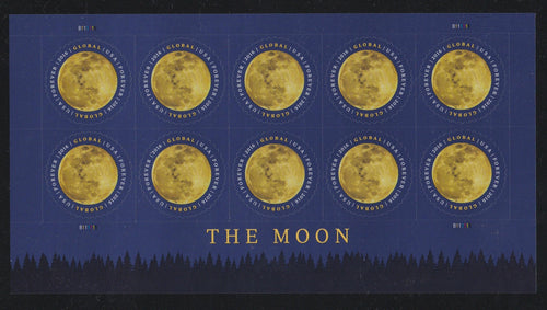 # 5058 (2016) The Moon - Pane, MNH