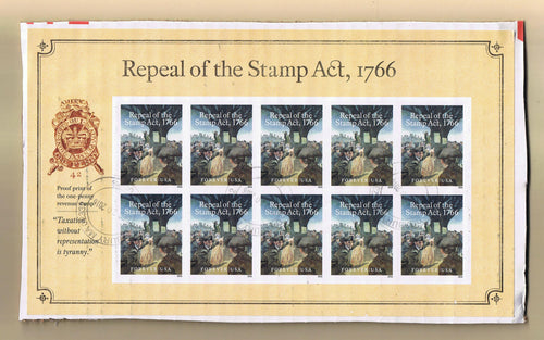 # 5064 (2016) Repeal Stamp Act - Pane, USED