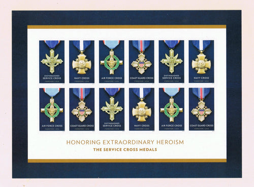 # 5065-68 (2016) Service Cross Medals - Pane, MNH