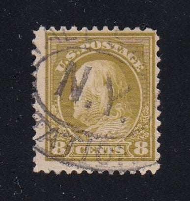 # 508 (1917) Franklin - Sgl, Used