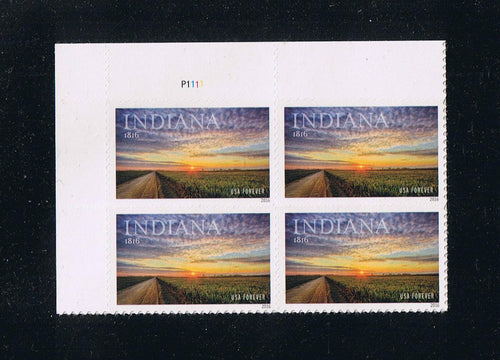 # 5091 (2016) Indiana Statehood - PB, UL #P1111, MNH