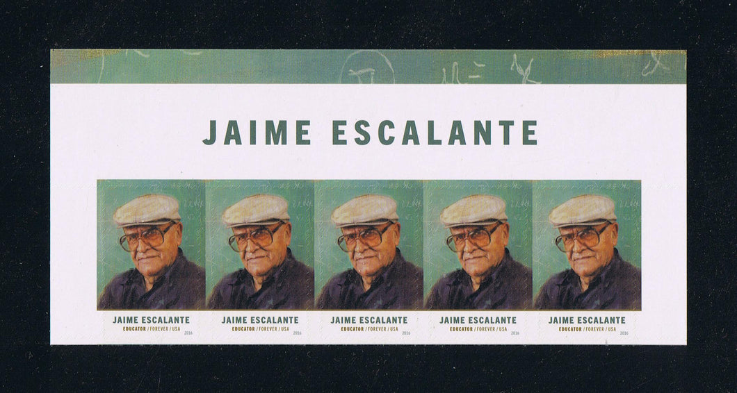 # 5100 (2016) Escalante - Top Mgn Strip/5, MNH