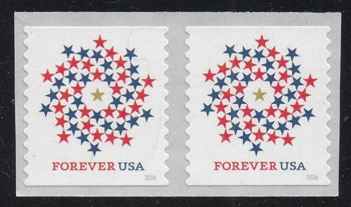 5130 (2016) Patriotic Spiral - Coil pr, MNH