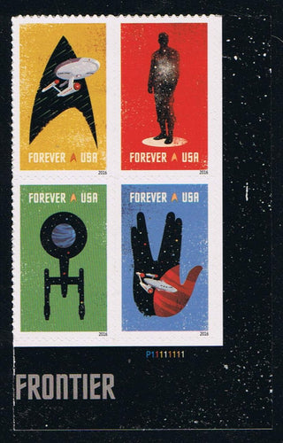 # 5132-35 (2016)Star Trek - PB, LR #P11111111, MNH