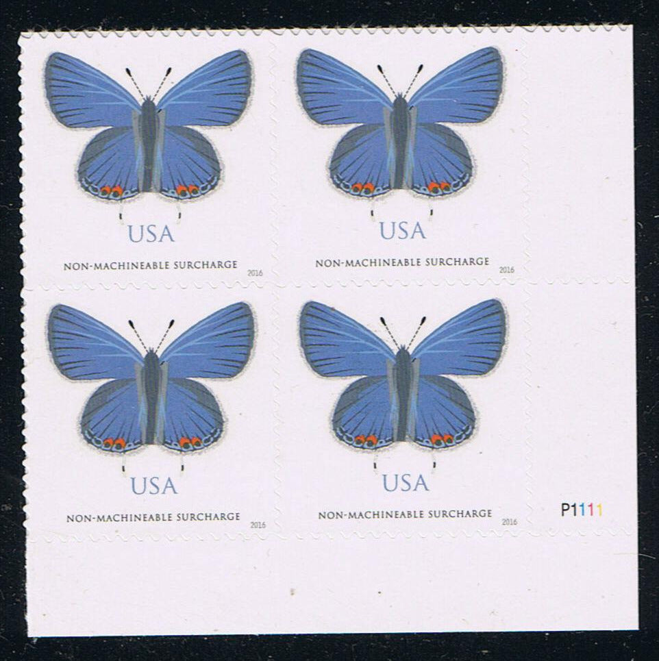 # 5136 (2016) Eastern Tailed-Blue Butterfly - PB, LR #P1111, MNH