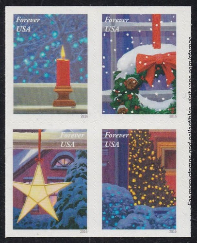 # 5148a (2016) Holiday Windows - Bklt BK/4, MNH