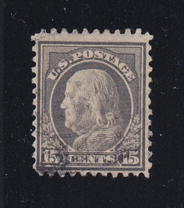 # 514 (1917) Franklin - Sgl, Used [1]