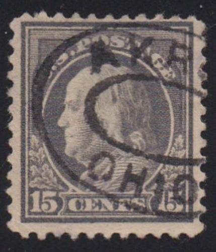 # 514 (1917) Franklin - Sgl, Used [3]