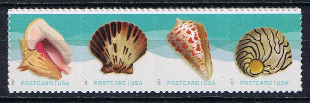 # 5163-66 (2017) Seashells - H Strip/4, MNH