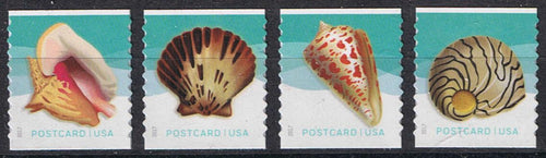# 5167-70 (2017) Seashells - Coil sgls, MNH