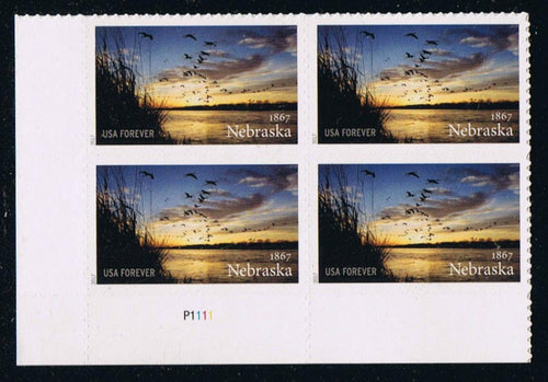 # 5179 (2017) Nebraska Statehood - PB, LL #P1111, MNH