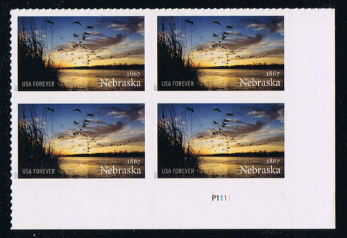 # 5179 (2017) Nebraska Statehood - PB, LR #P1111, MNH