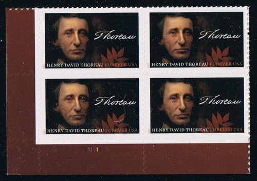# 5202 (2017) Henry David Thoreau - PB, LL #B1111, MNH