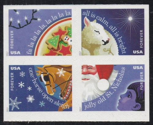# 5250a (2017) Christmas Carols - Bklt BK/4, MNH